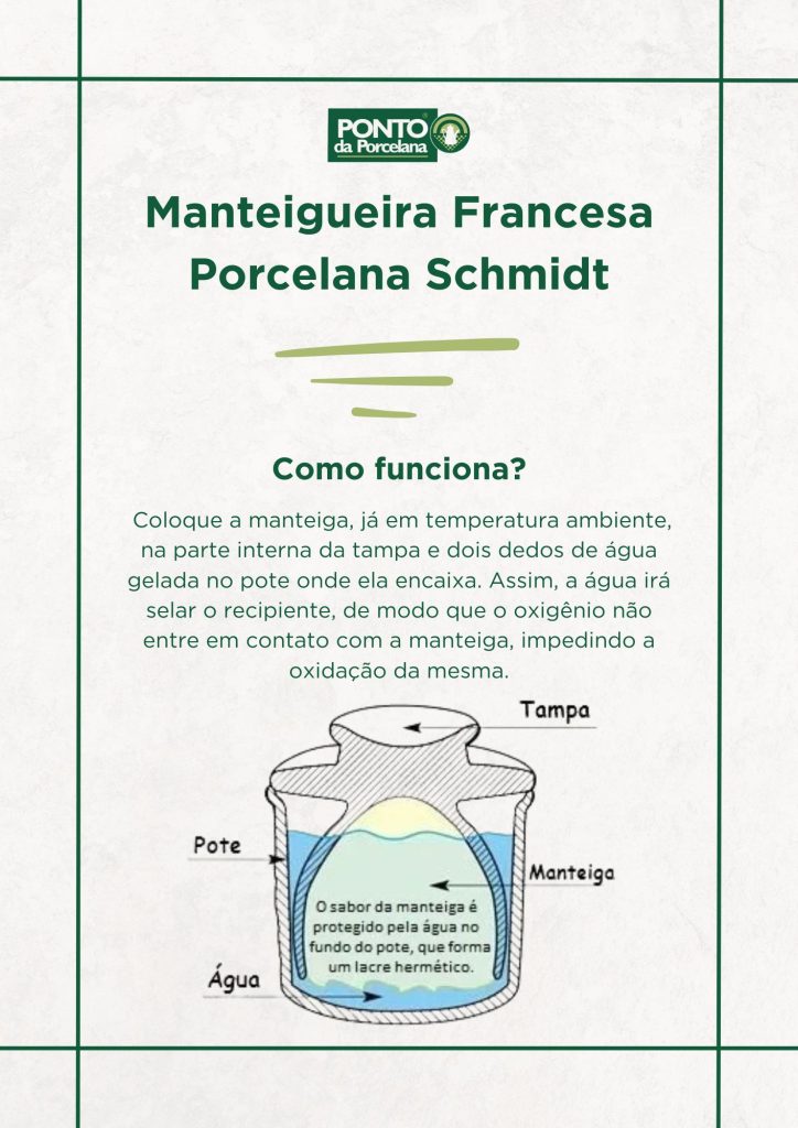 como funciona a manteigueira francesa